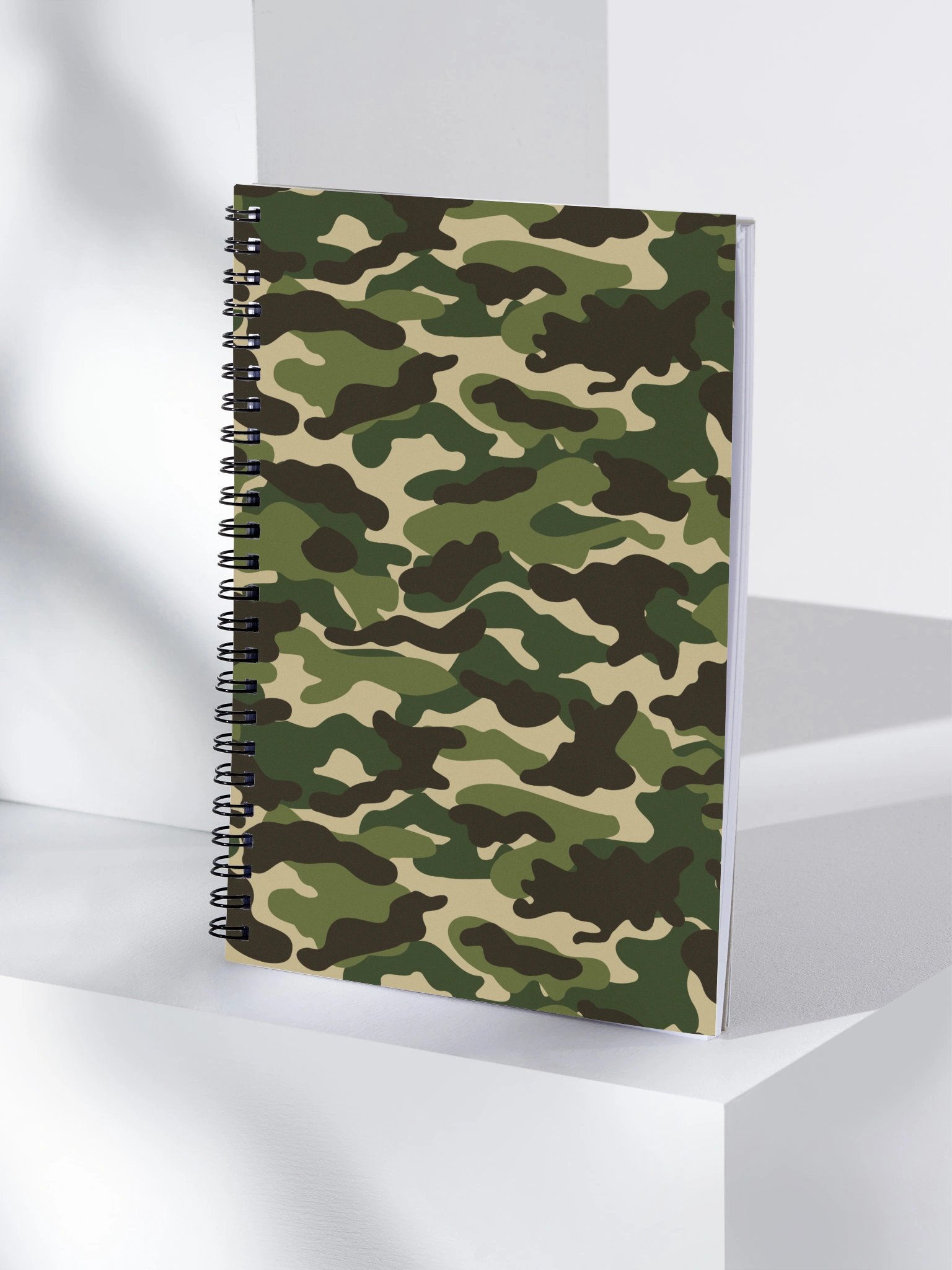 Versatile Camo Design Spiral Notebook for Notes product image (4)