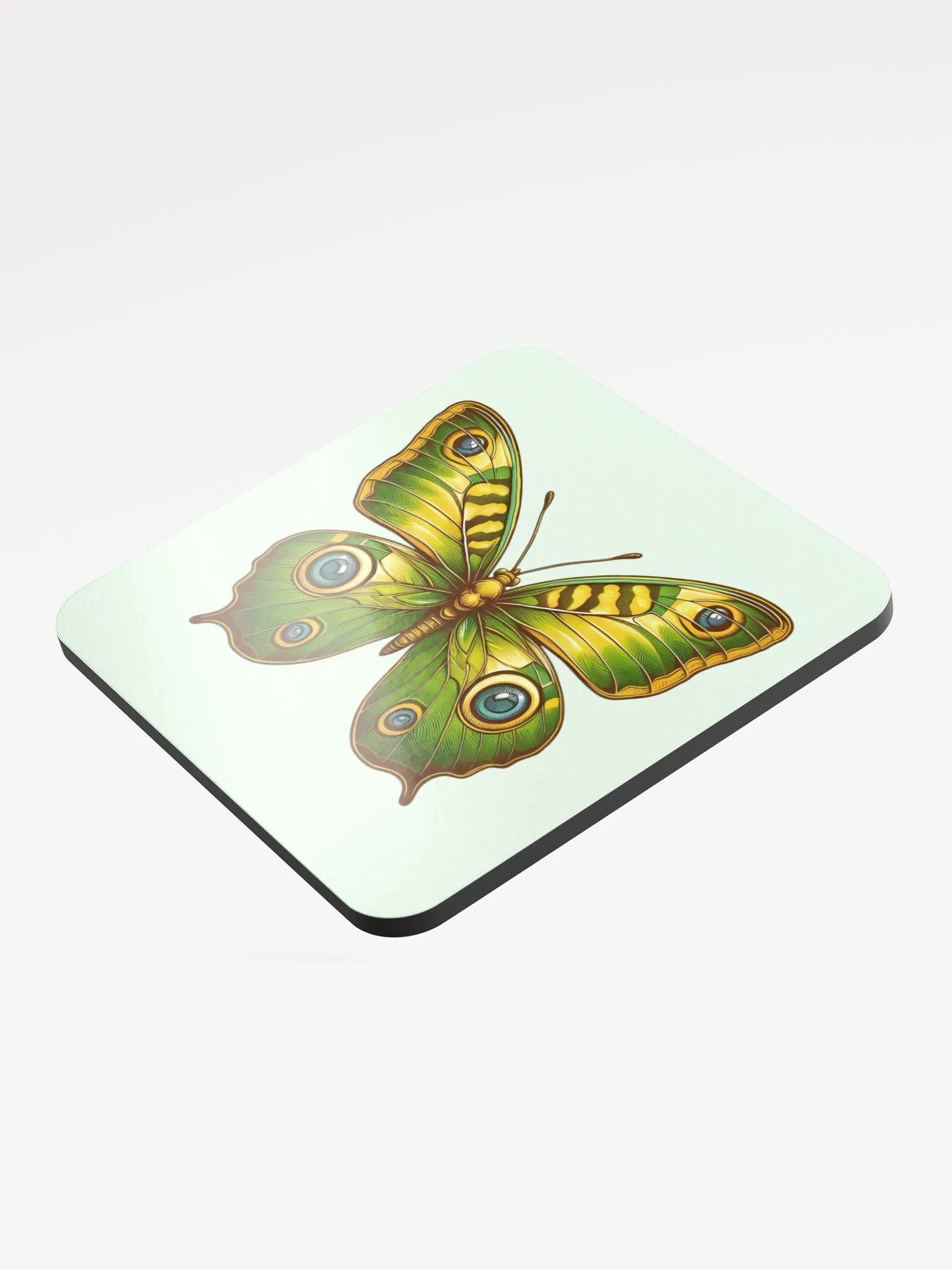 Green Hairstreak Butterfly Cork Coaster product image (3)