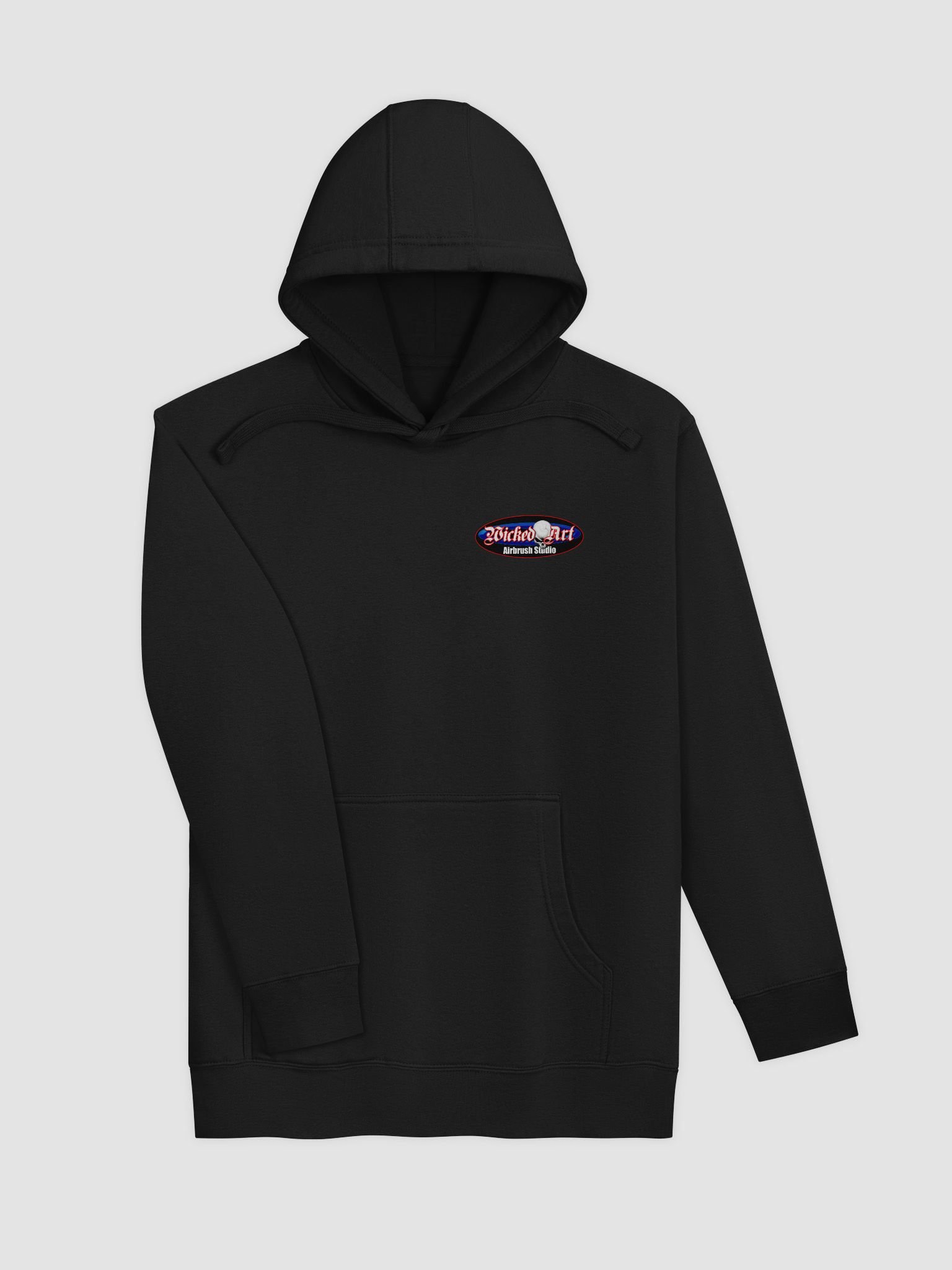 Wicked Art OG Logo Hoodie — Retro Studio Edition product image (5)