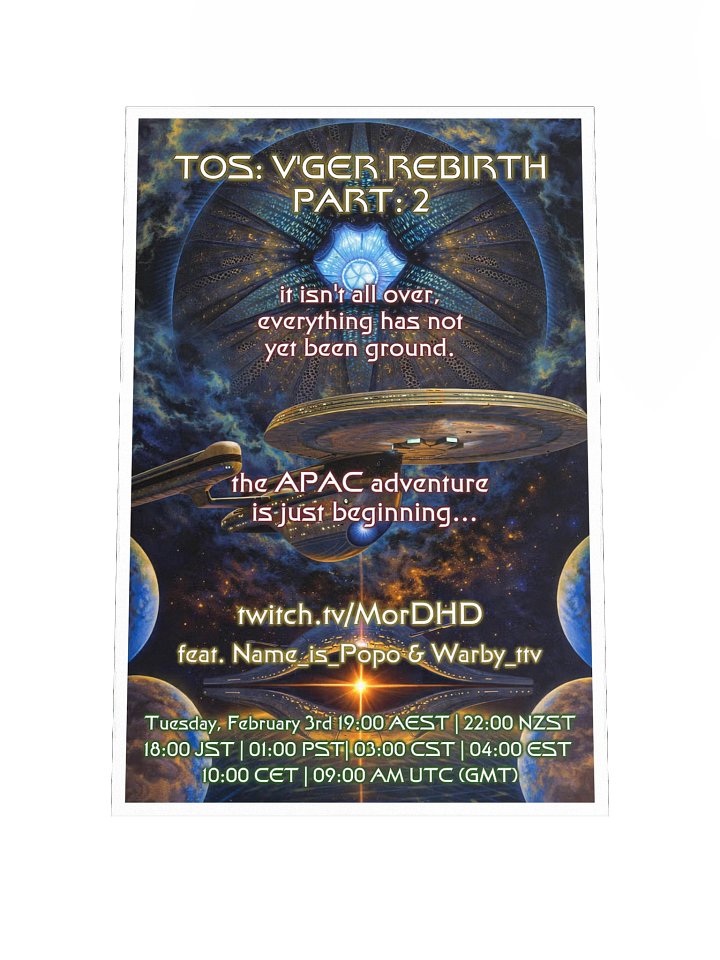 V'Ger Arcfall Pt.2 Poster - February 2026 product image (1)