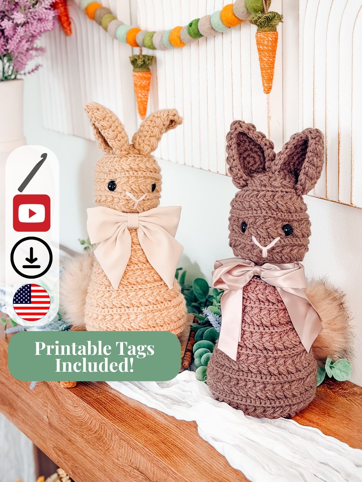 Make Charming Easter Decor with This Crochet Pattern Trio product image (2)