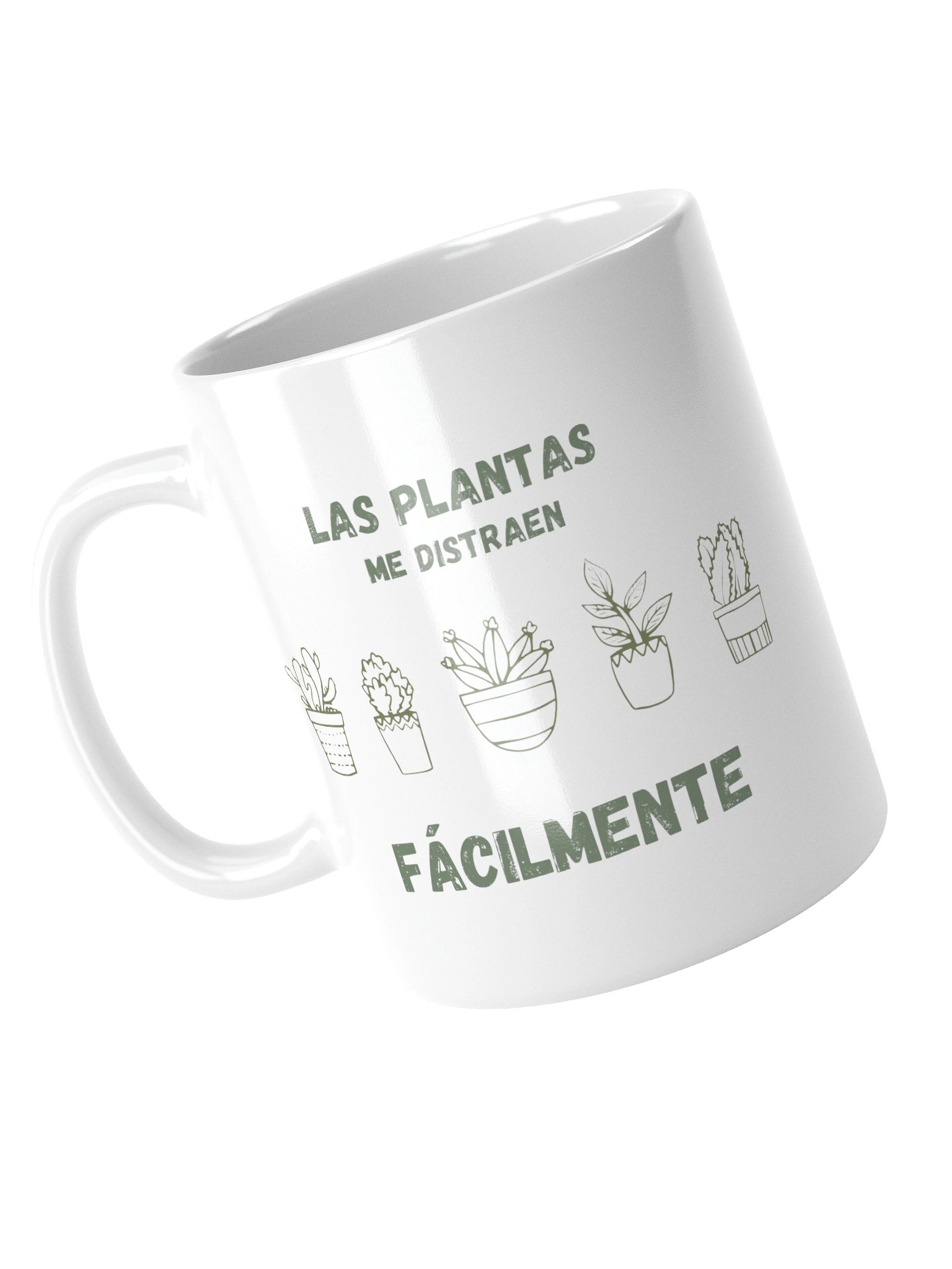 Taza Las Plantas Me Distraen Fácilmente | Taza Divertida para Amantes de las Plantas | Regalo Plant Lover product image (5)