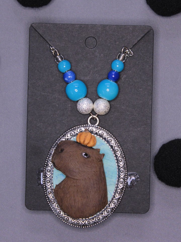 Capybara Necklace Pendant product image (1)
