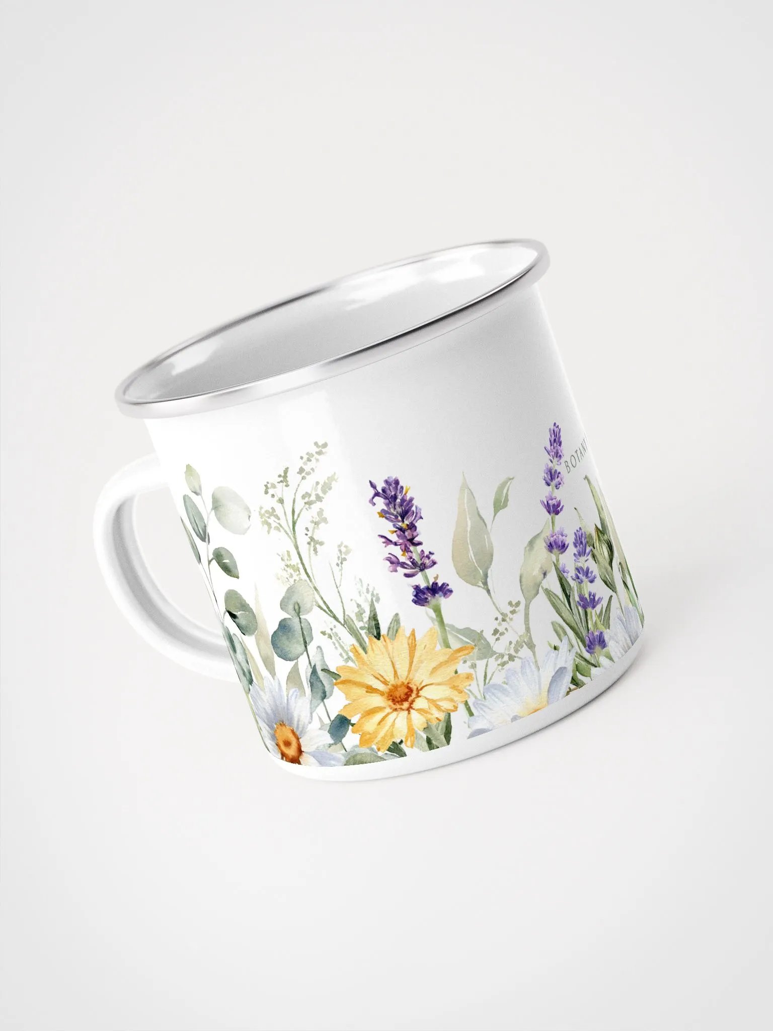 Wild Flowers Enamel Camping Mug product image (4)