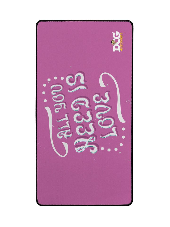 All you need is love Desk Mat product image (2)