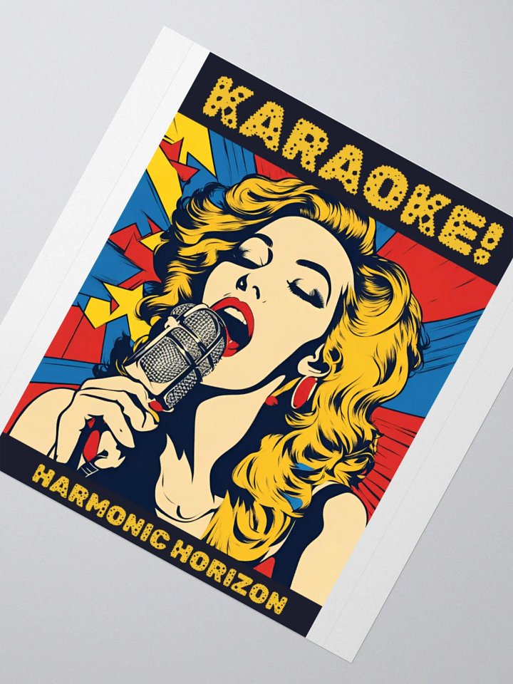 Passionate Pop Art Karaoke Stickers product image (4)