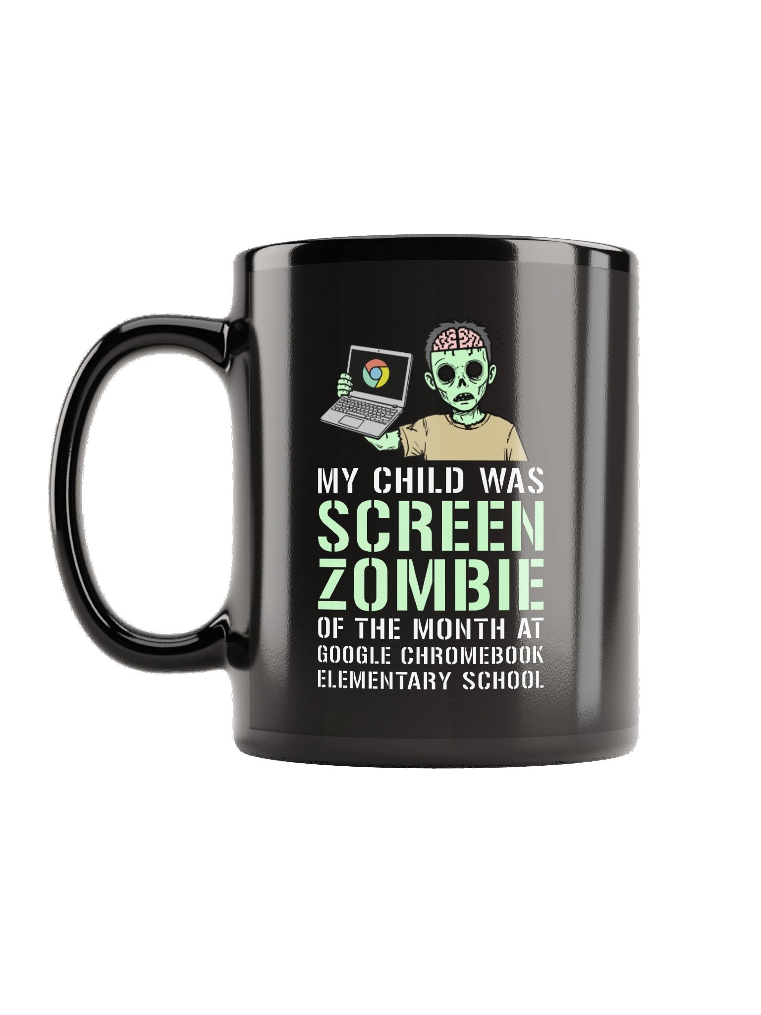 Chromebook Screen Zombie Black Mug product image (1)