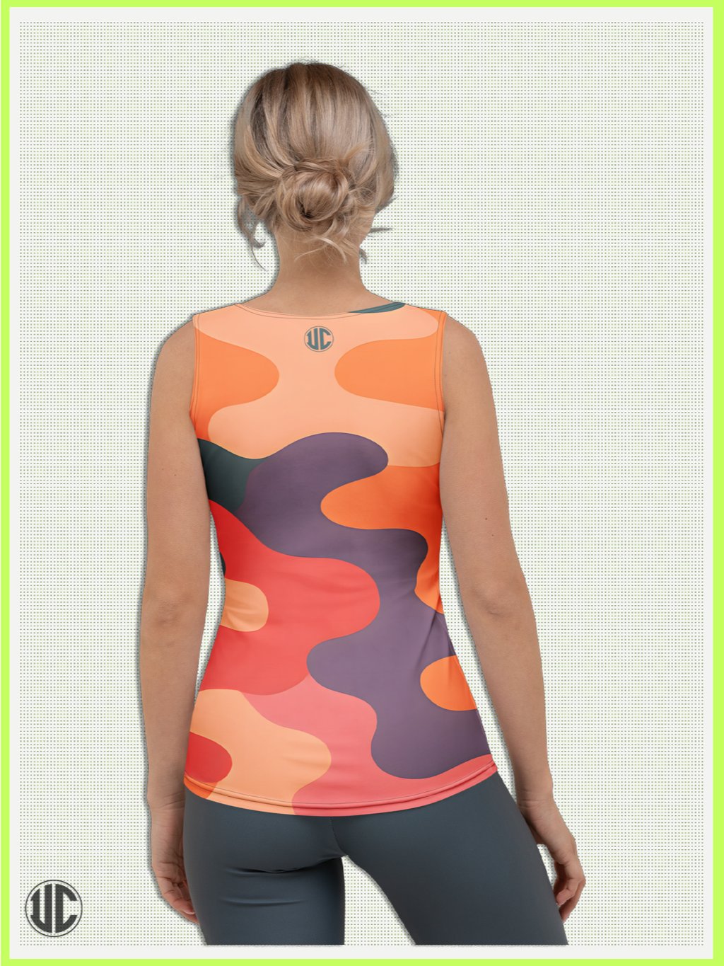 Becky's Coral Camo – Women's Tank Top product image (2)