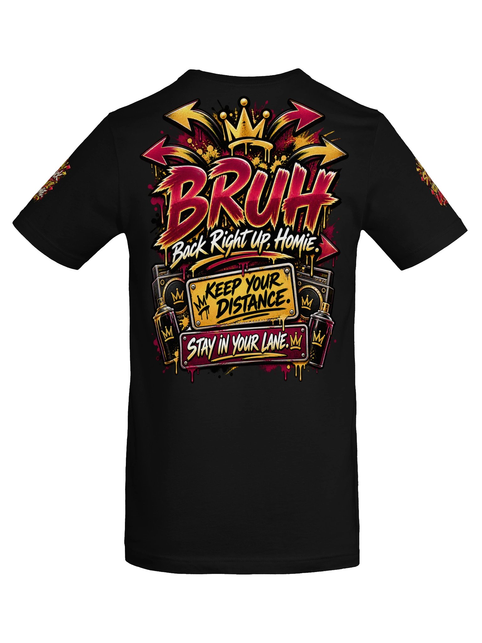 BRUH Tee – Back Right Up, Homie product image (6)