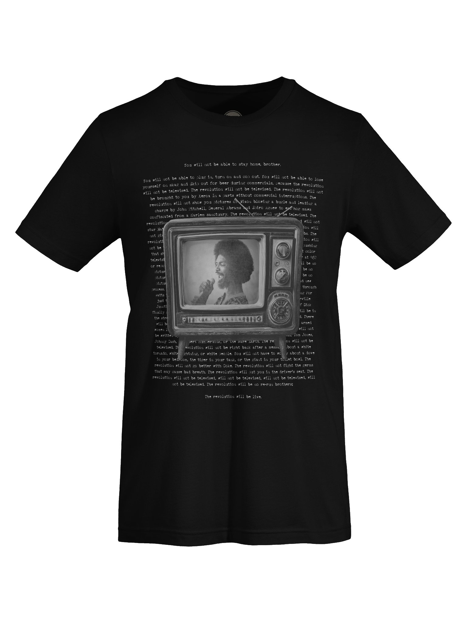 the revolution will not be televised tee product image (7)
