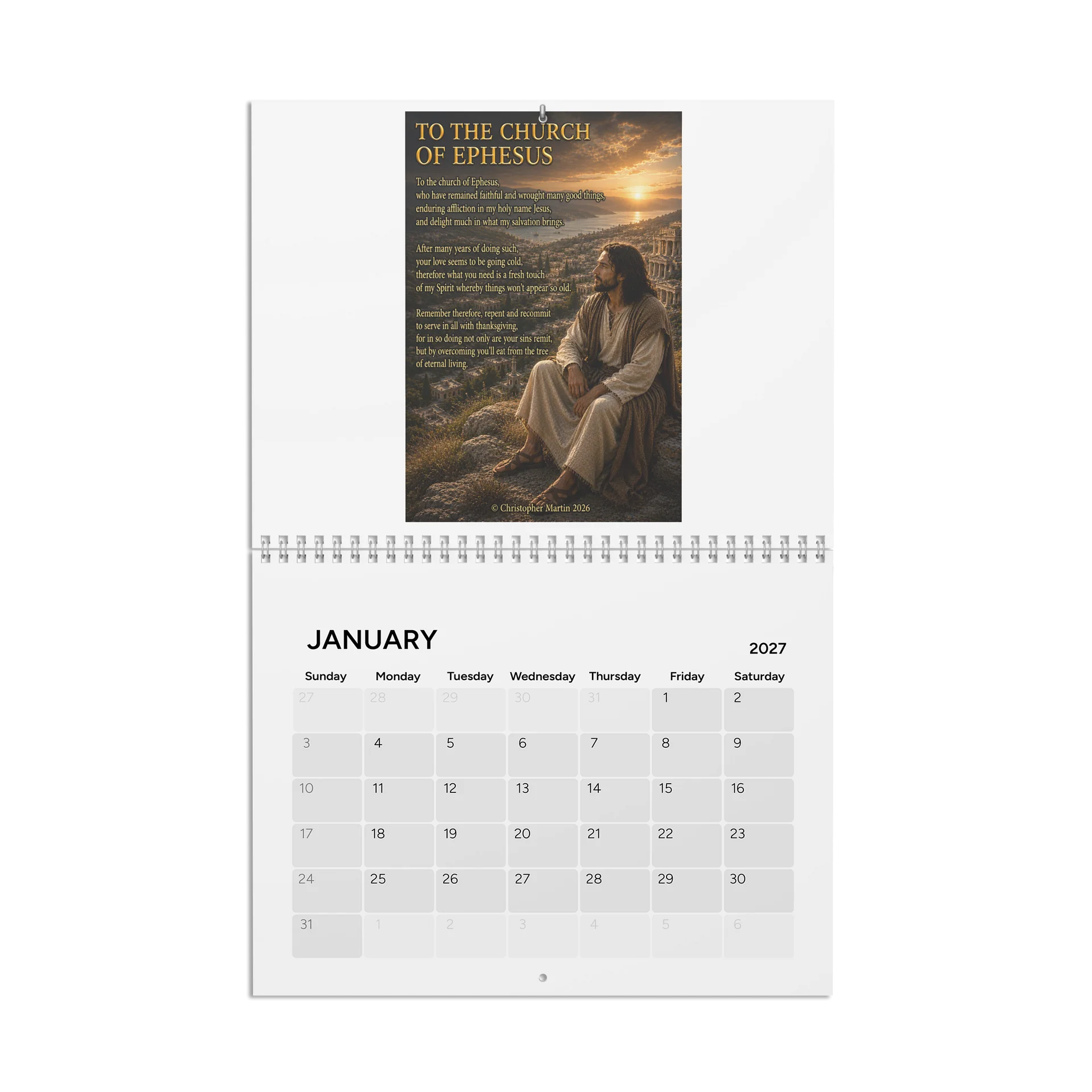 Calendar 2027 - The letters to the seven Churches product image (1)
