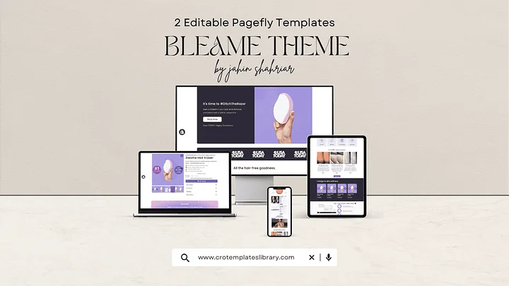 Bleame Pagefly Templates product image (1)