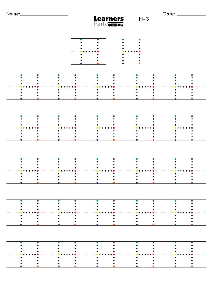 H/h - New Digital Product Progressive Letter Builder product image (1)