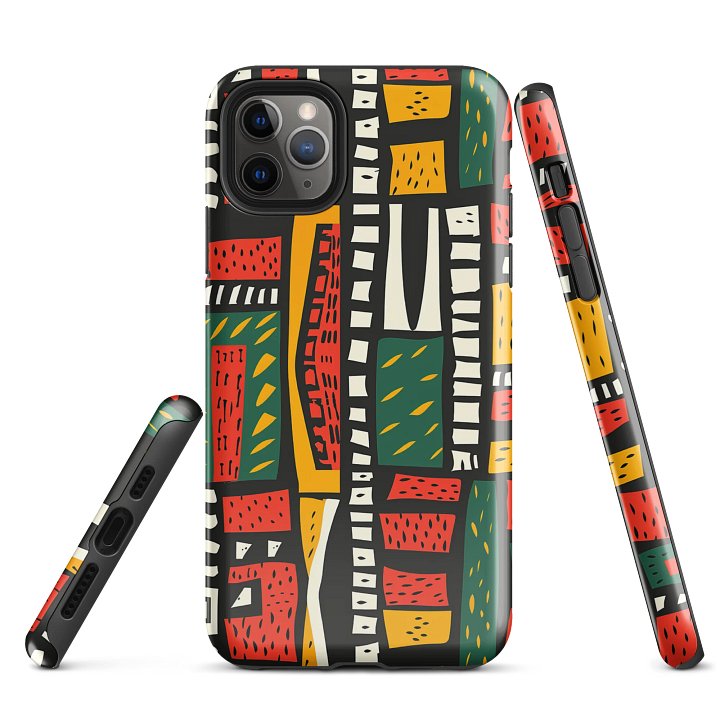 Tribal Harmony Tough Magnetic MagSafe® iPhone® 11, 12, 13, 14, 15, 16, 17, Pro, Pro Max, Plus Cases. product image (1)