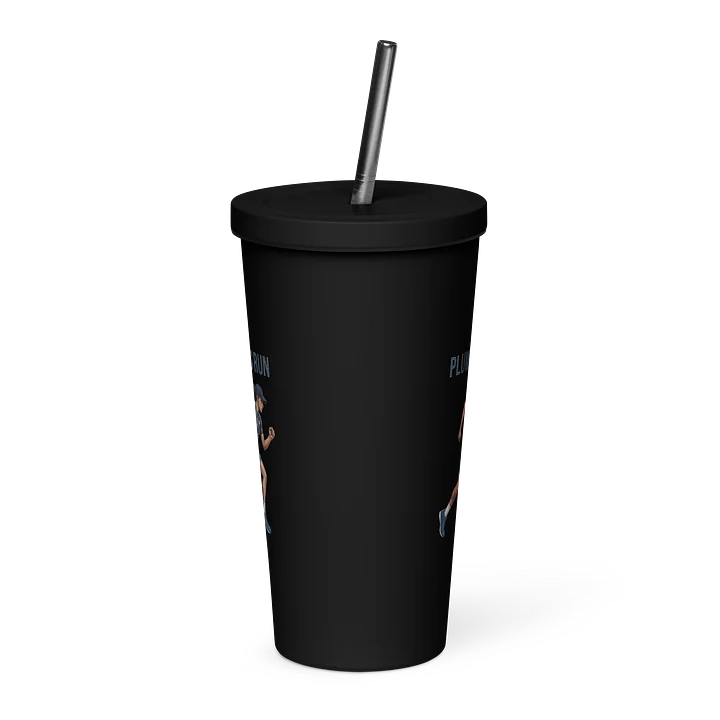 Plumber Athlete Tumbler with Straw | Ladies Running Edition product image (2)