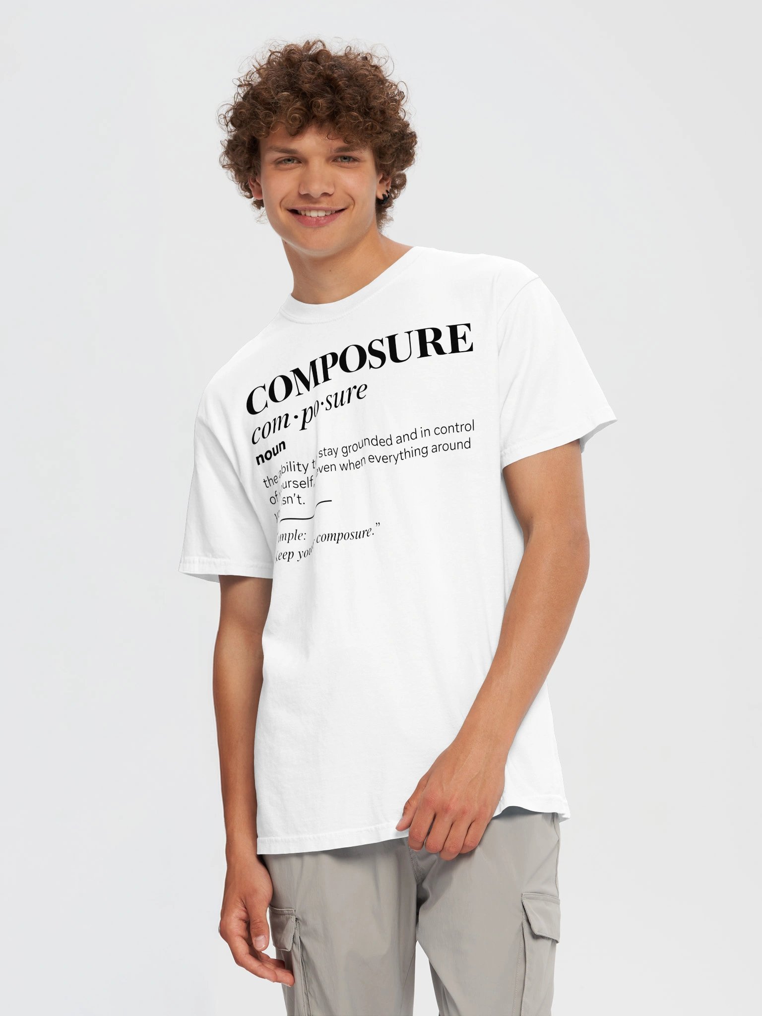 KYC “Composure” Tee — White product image (9)