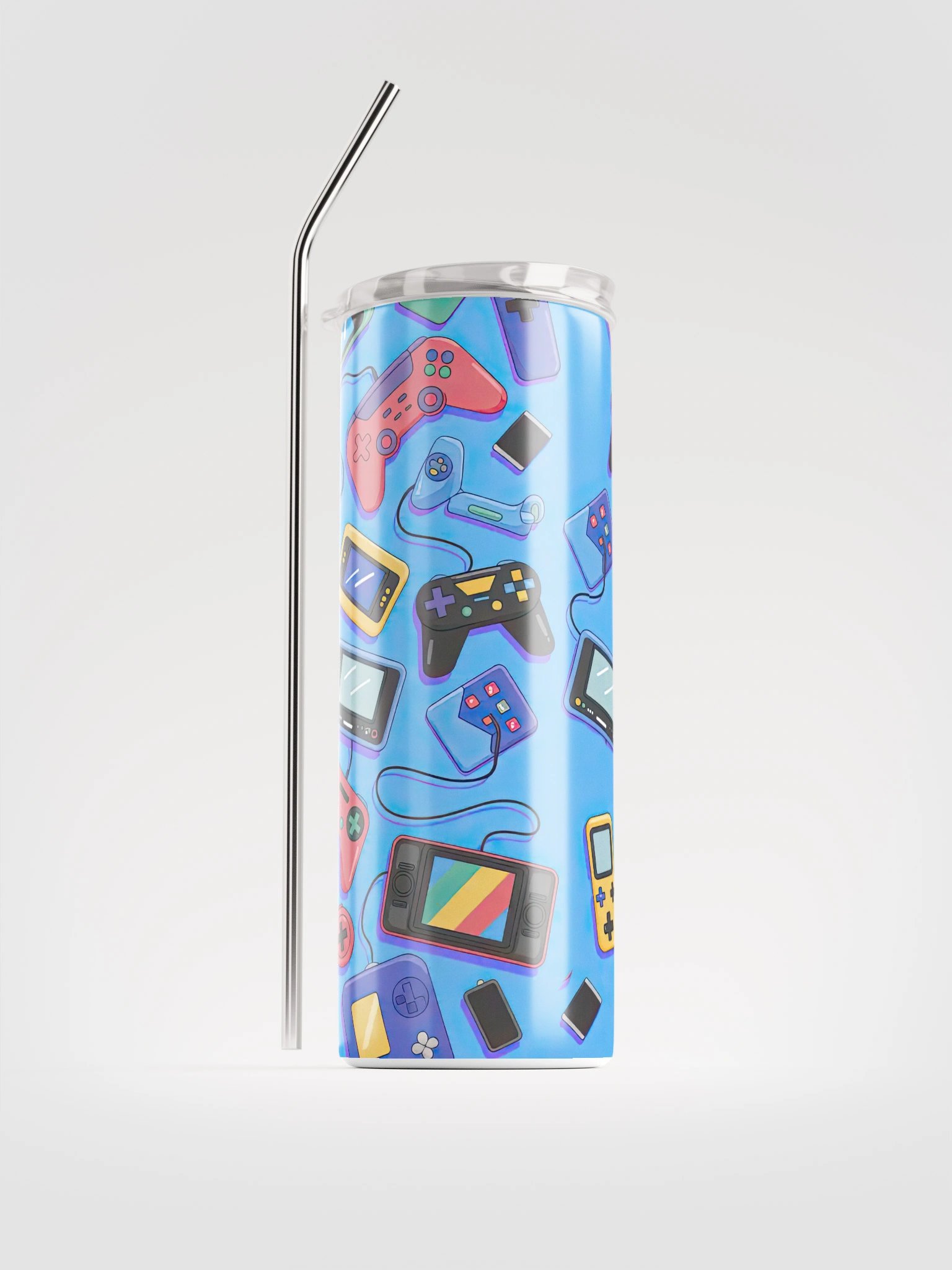 Retro Gaming Steel Tumbler product image (1)