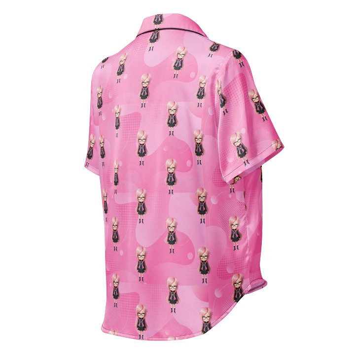 (PINK CHIBI) K Women's Short Sleeve Pajama Top product image (2)