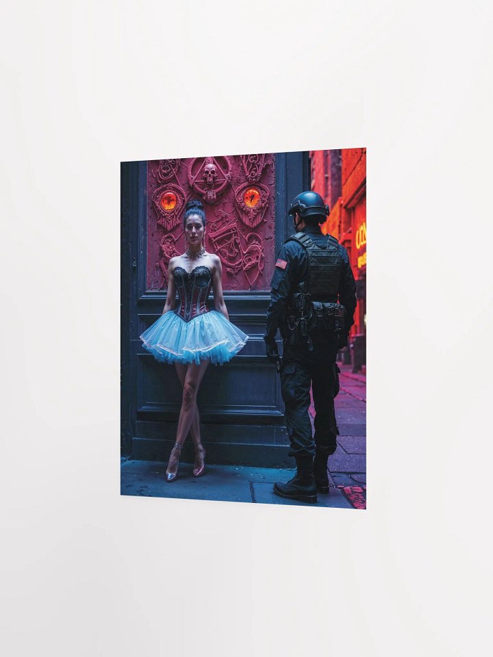 Alleyway Encounter Matte Poster product image (13)
