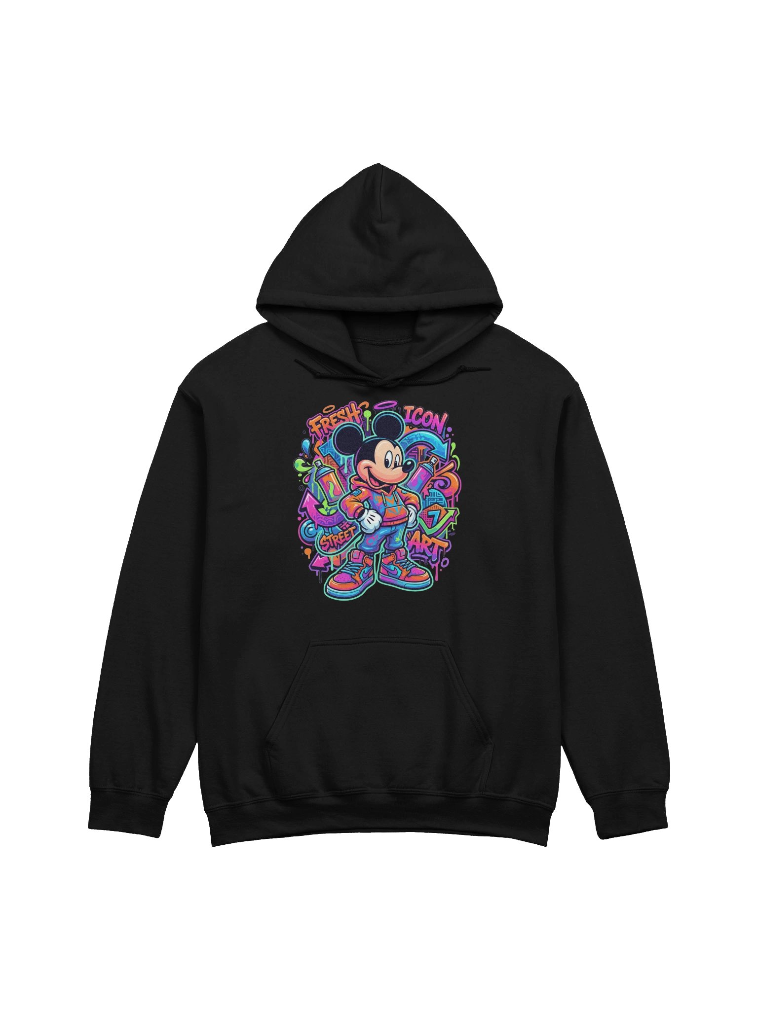Mickey graffiti hoodie product image (2)