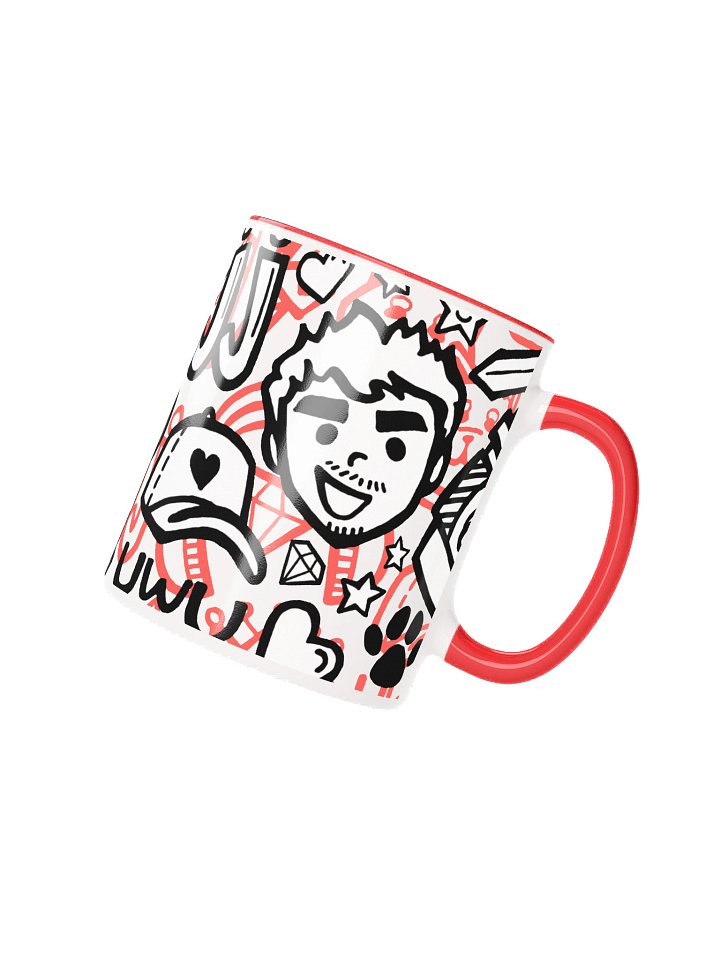 J-Doodle Mug (Red) product image (3)