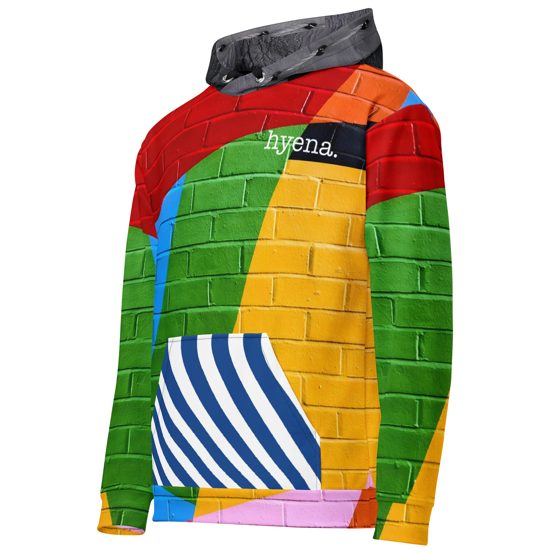"Mix-and-Match" All-Over Print Cotton Hoodie product image (3)