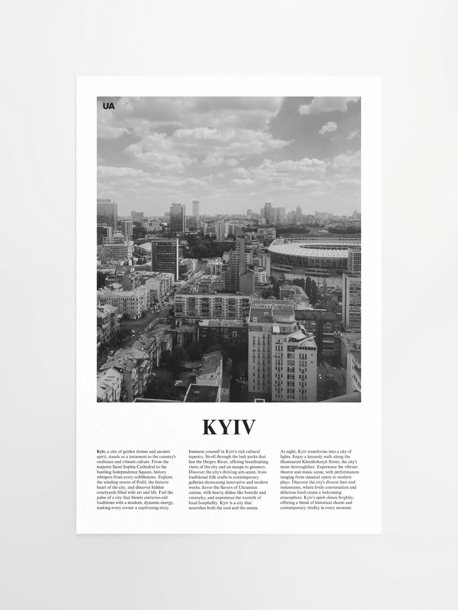 Kyiv 02 Newspaper Poster product image (5)