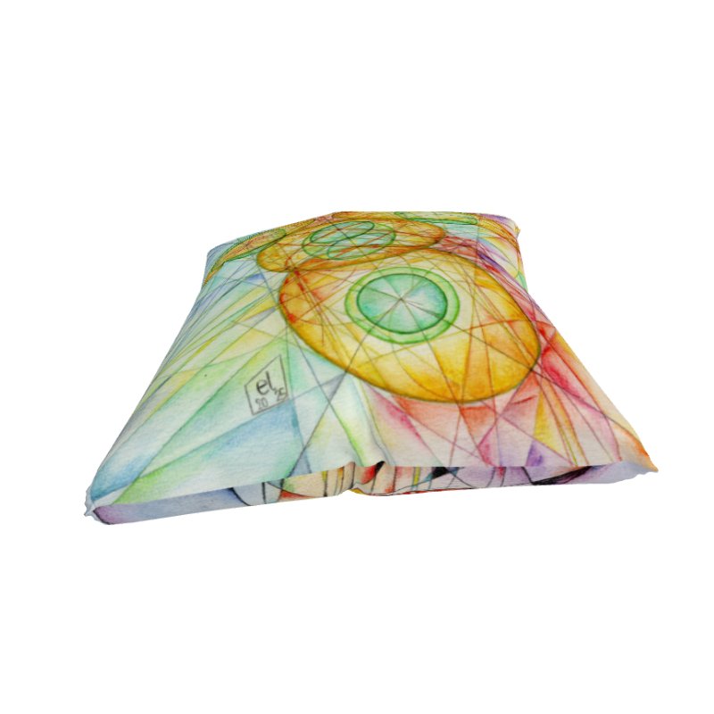 Poinsot's Paper Spaceship 4+1 - Physics of the Gyroscope Pillow product image (3)