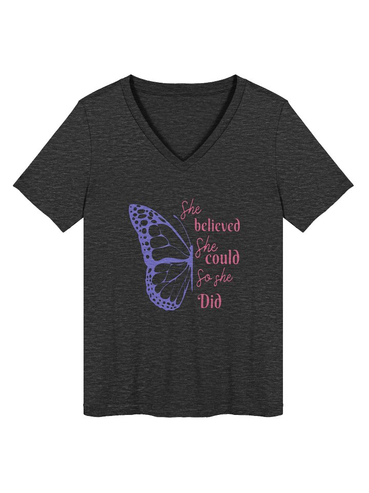 She Believed She Could Women's V Neck product image (1)
