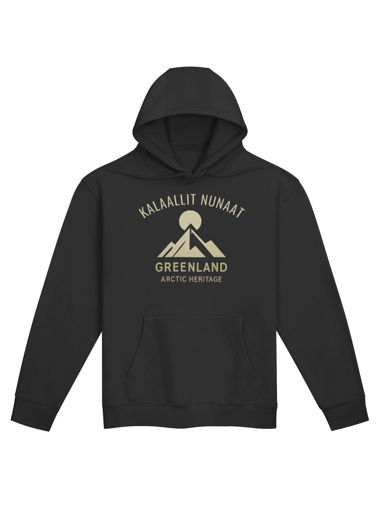 Kalaallit Nunaat Heritage Hoodie – Arctic Gold Edition product image (1)