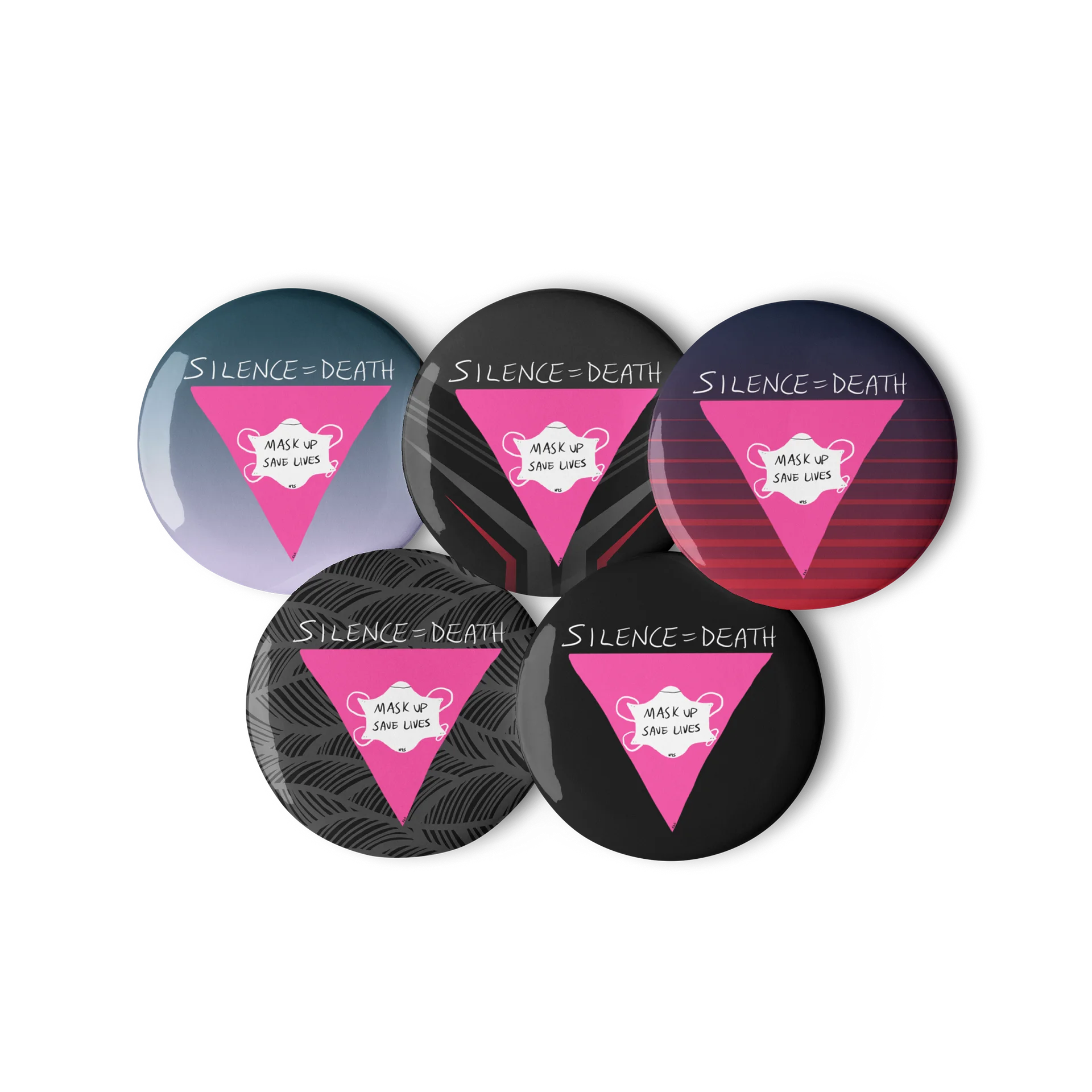Silence = Death button product image (2)