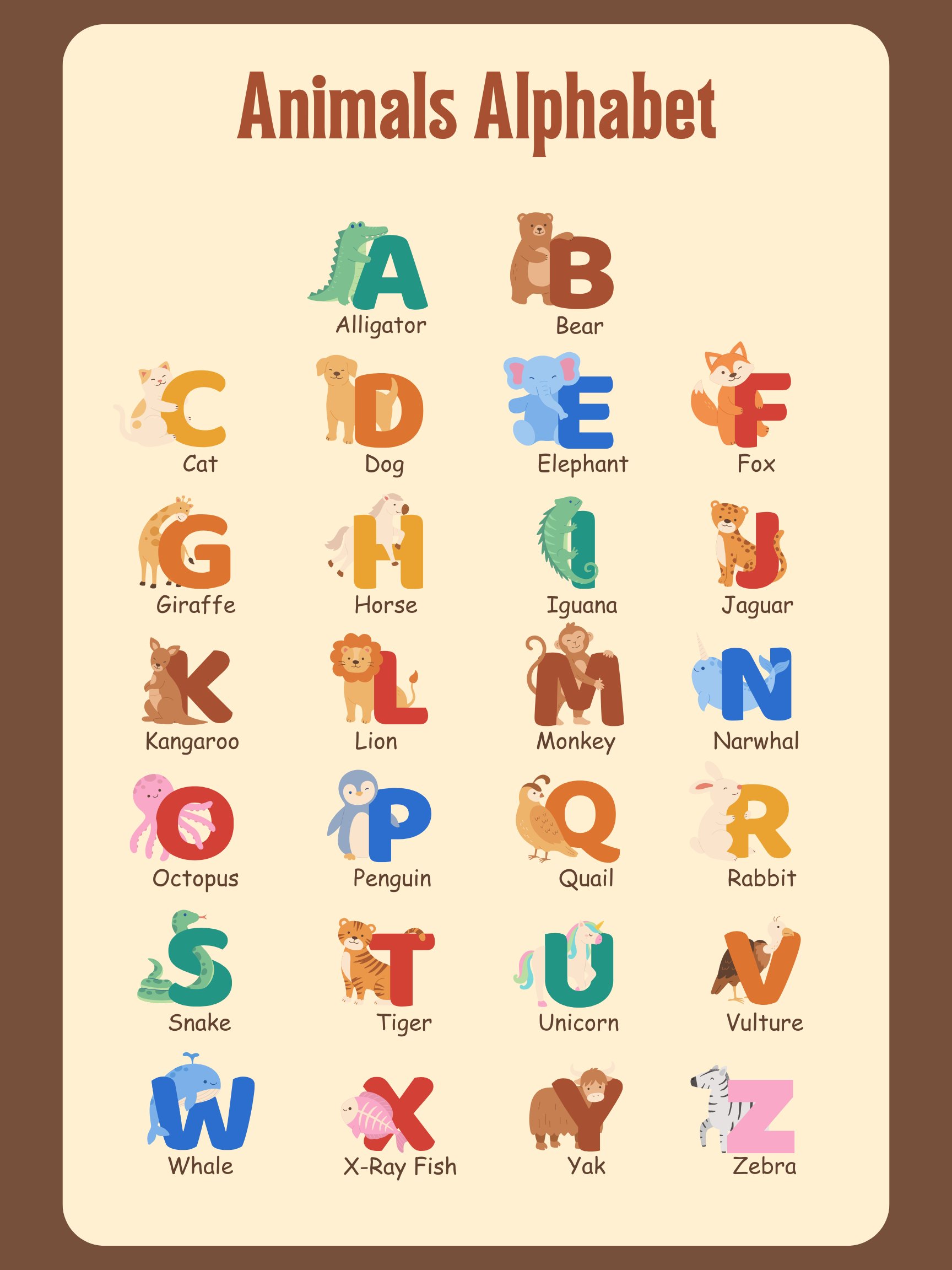 Animals Alphabet product image (1)