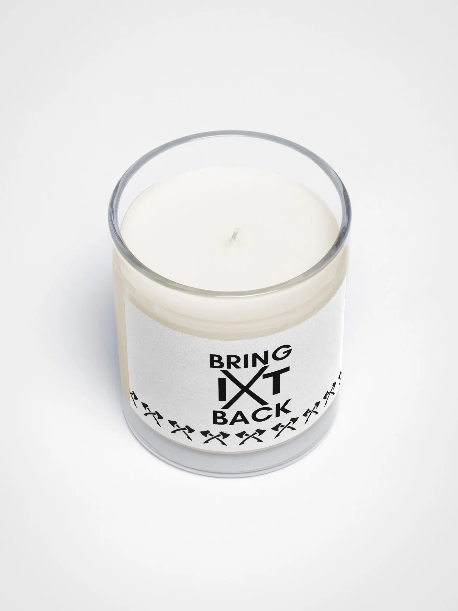 BRING IT BACK | Soy Wax Candle In A Clear Glass Jar by Allcolor product image (3)