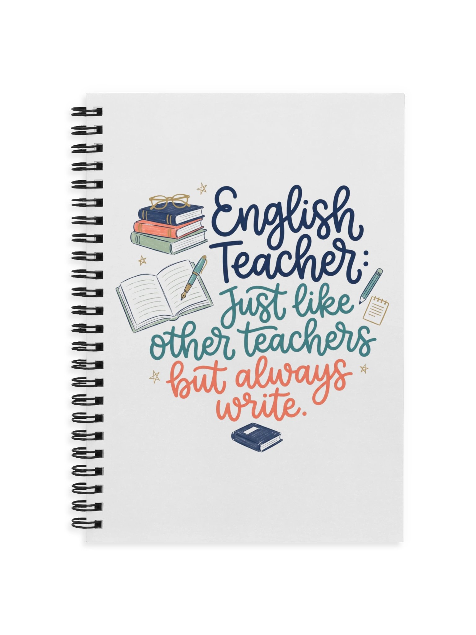 English Teacher Quote Spiral Notebook product image (1)