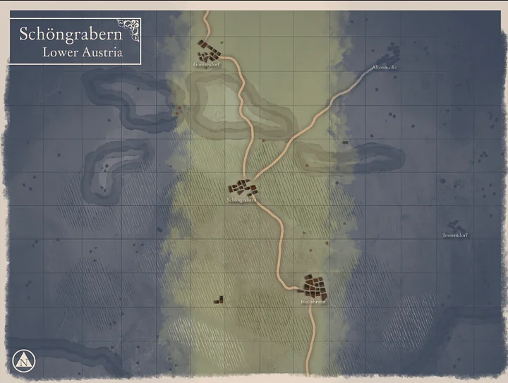 Schöngrabern battle map. product image (2)