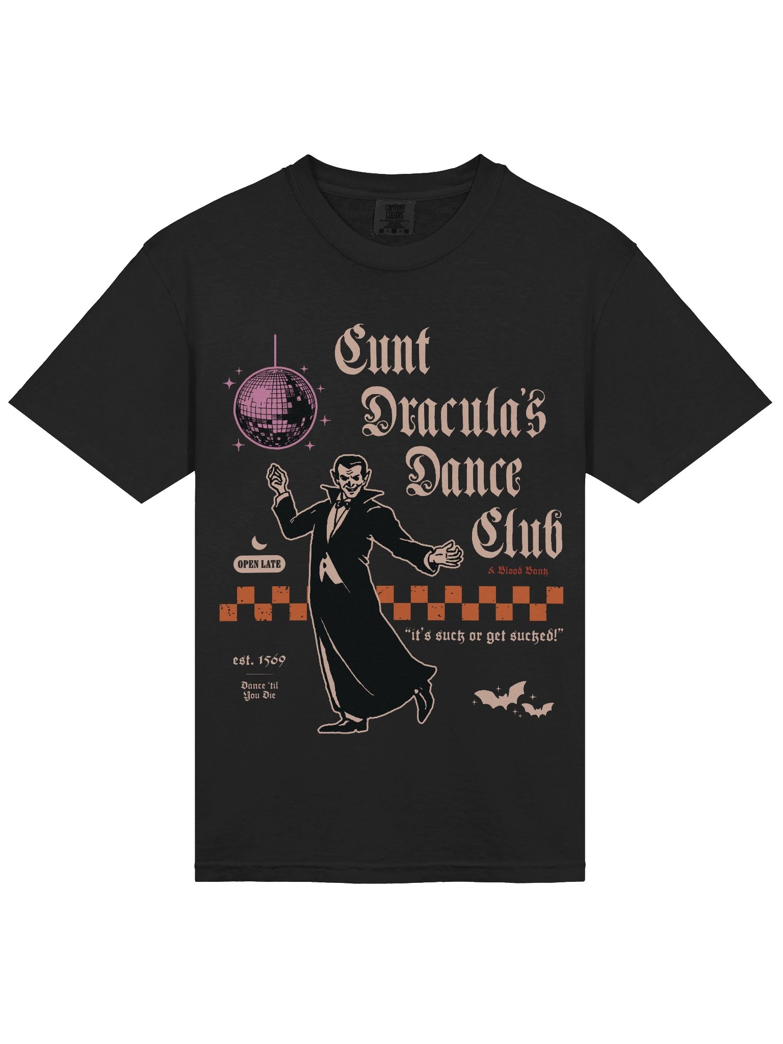 cunt dracula's dance club printed shirt product image (4)