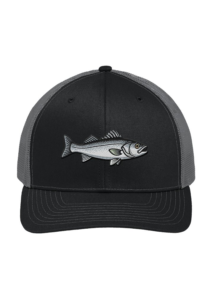 Embroidered Sea Bass Trucker Hat product image (1)