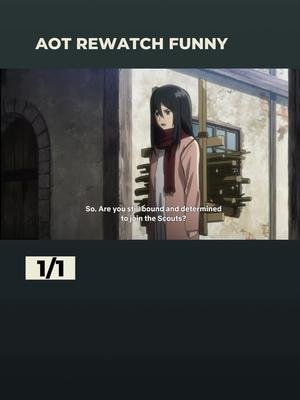 AOT REWATCH FUNNY #attackontitan #aot #aot #attackontitans #aotseason4 #aotanime #attackontitananime #erenjaeger #eren #animetiktok #anime #react #reaction #reactions