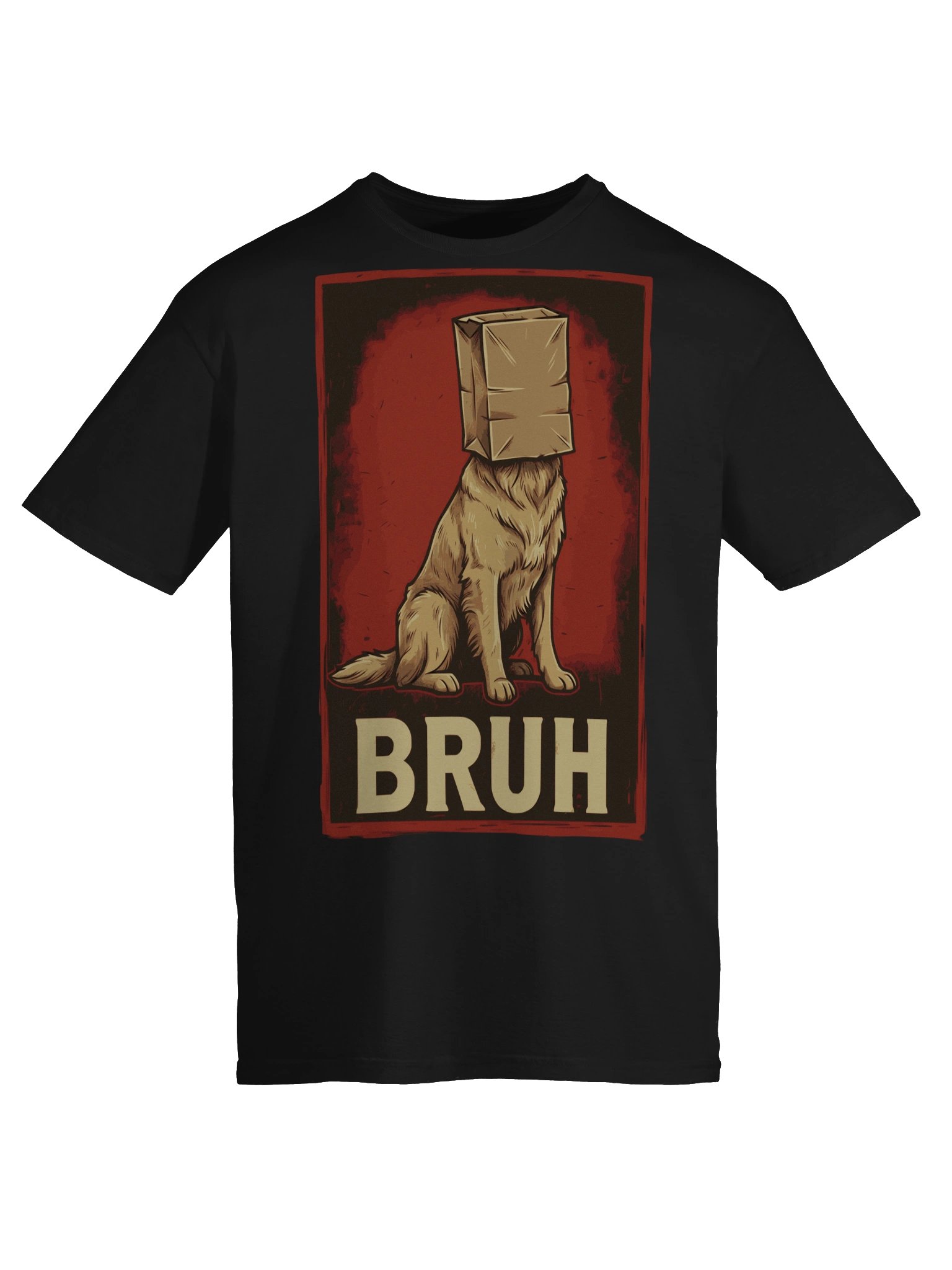 Funny Bruh Dog Unisex Graphic T-Shirt product image (5)
