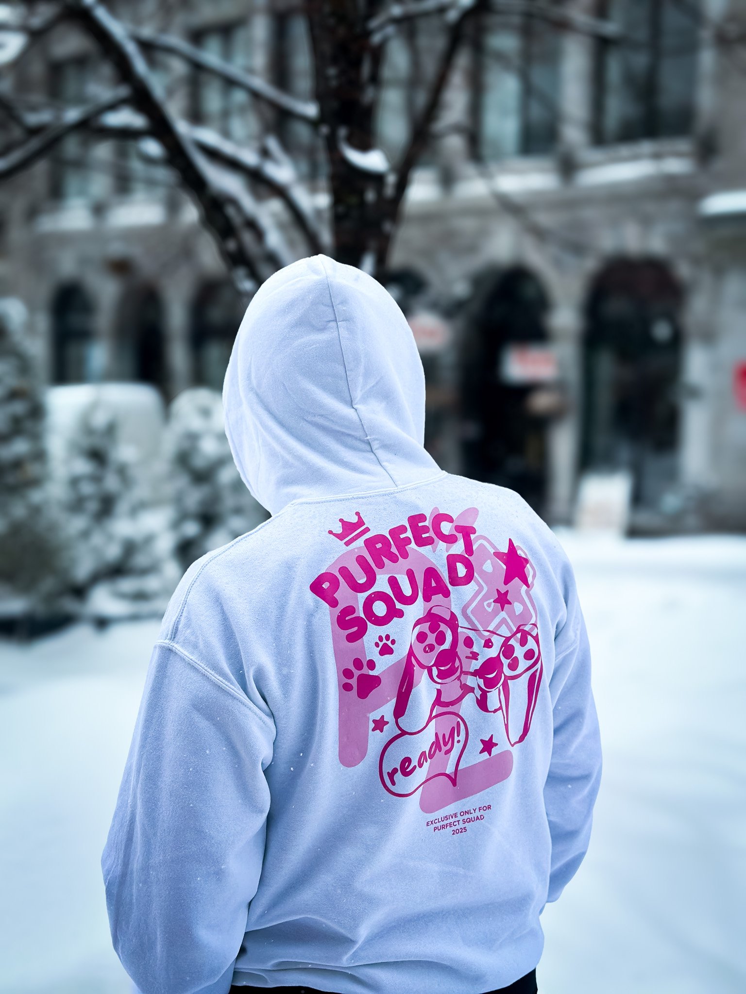 Squad Hoodie White product image (6)