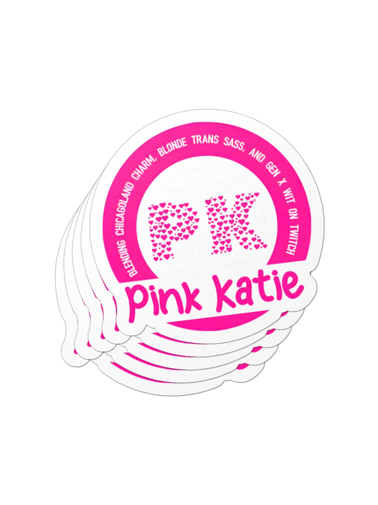 PinkKatie Logo Sticker product image (2)
