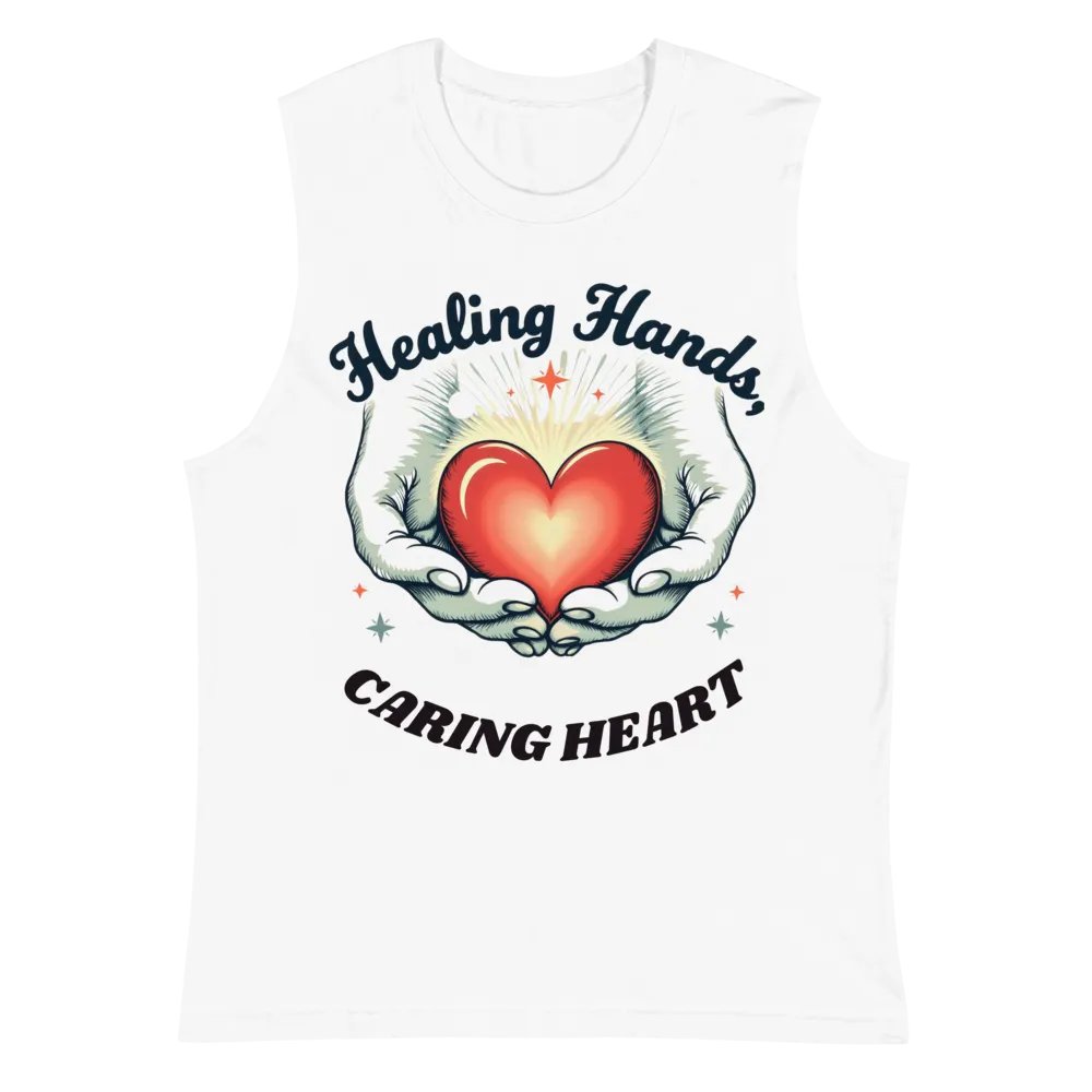 Healing Hands, Caring Heart Muscle Tank product image (2)