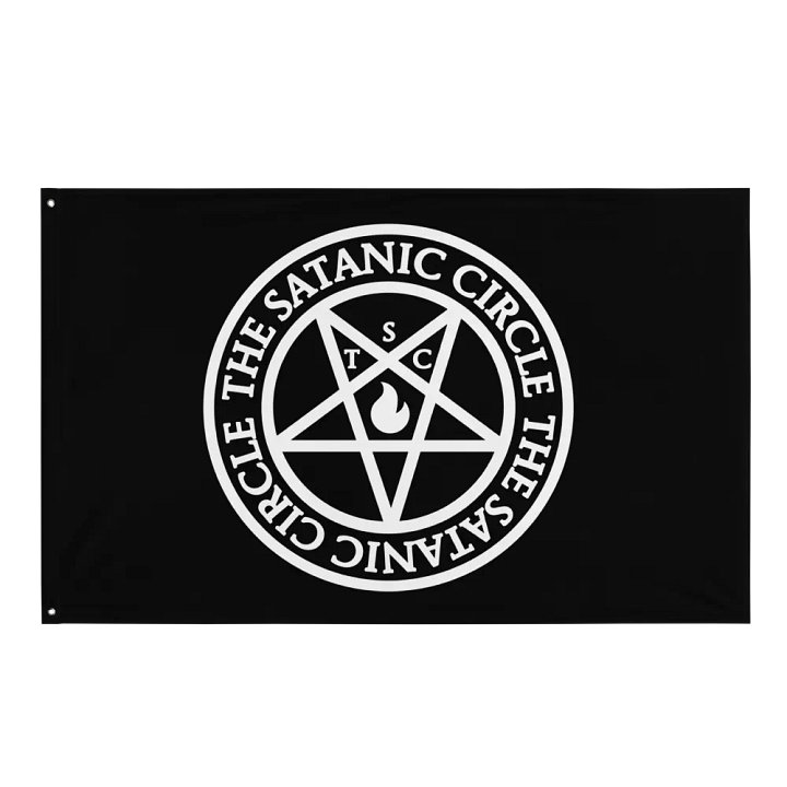 The Satanic Circle - Indoor Flag product image (1)