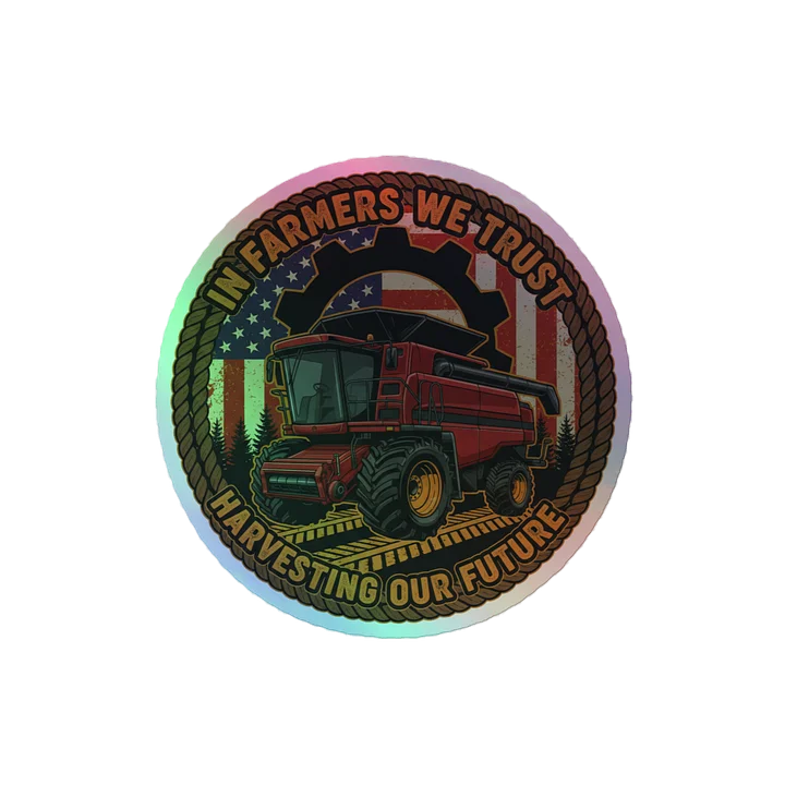 In Farmers We Trust Holographic Sticker Sheet product image (2)