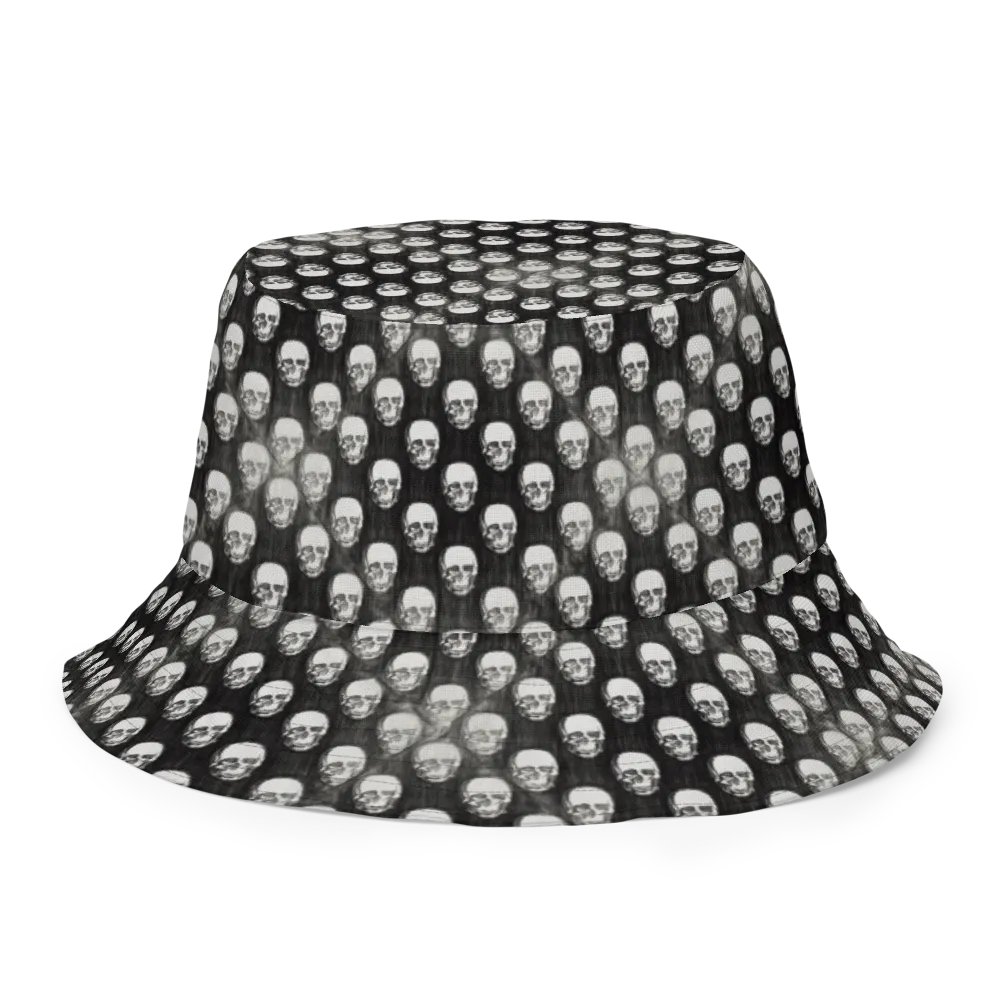 Skulls and Flames Buckethat product image (2)