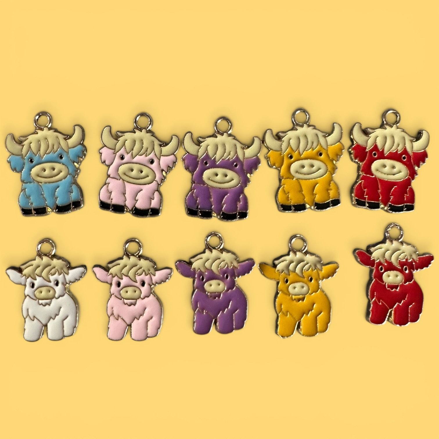 Highland Cows Whinny Winners Braid and Bridle Charms for Horses | Little Shop of Ponies product image (1)