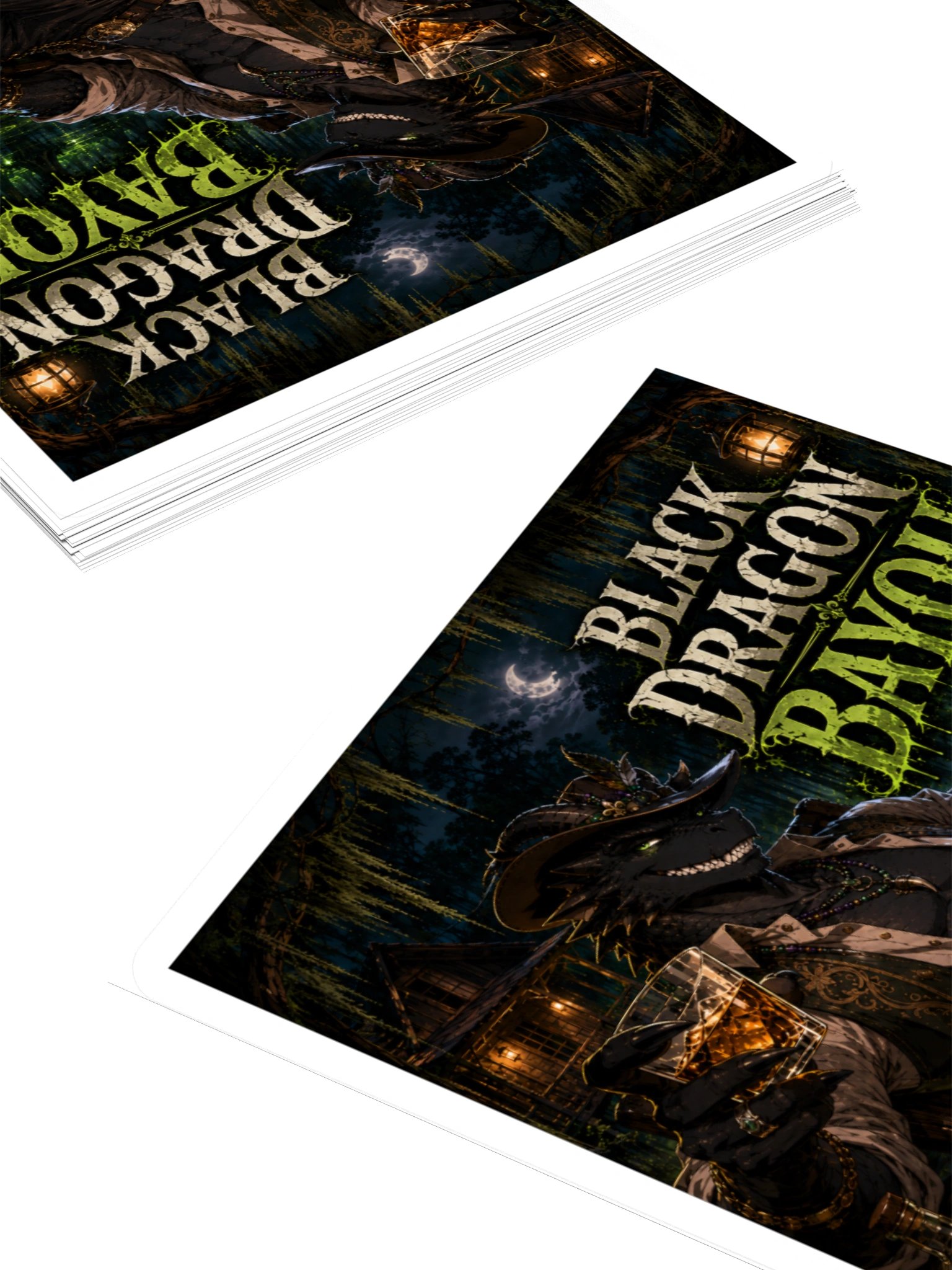 Black Dragon Bayou Sticker product image (4)