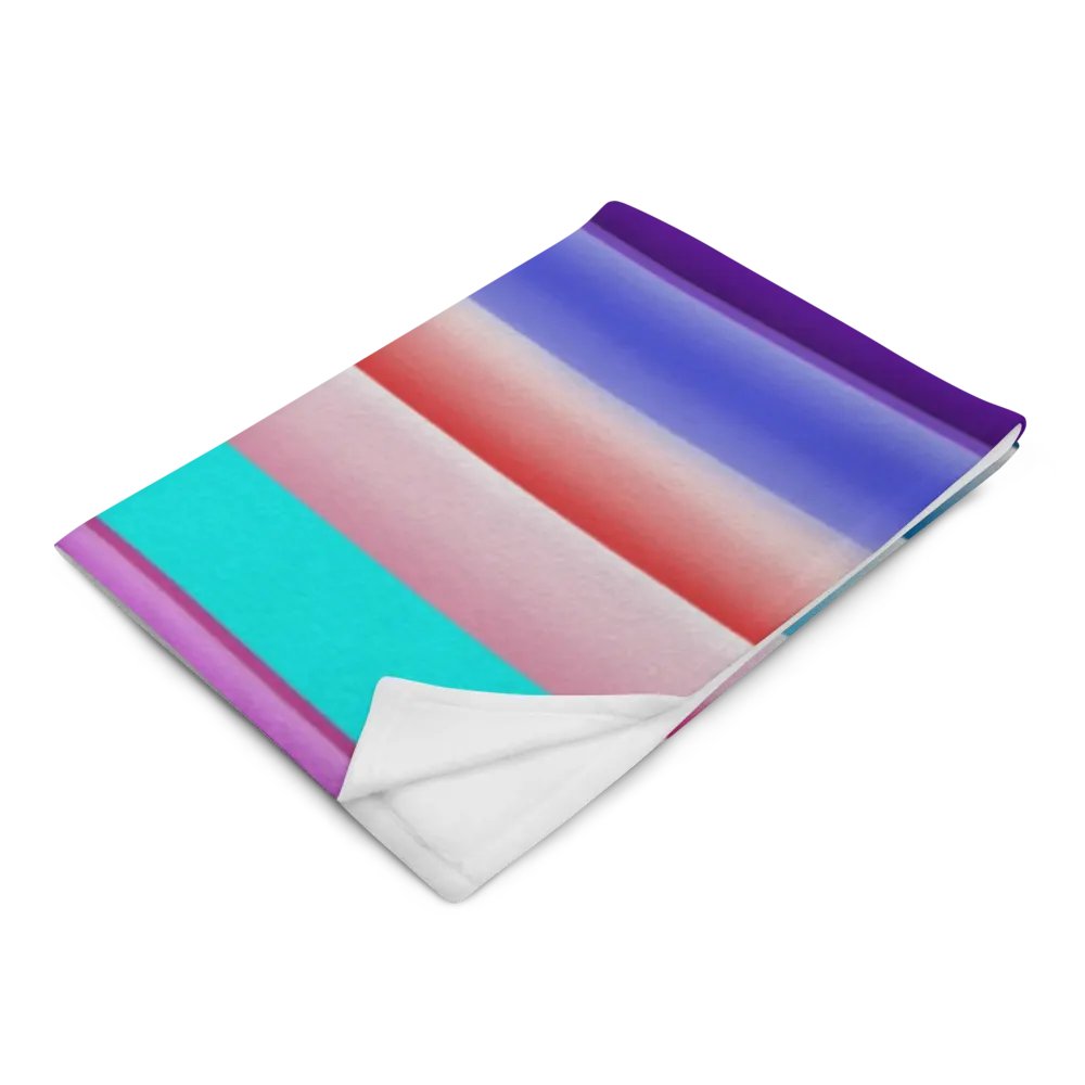 Cotton Candy Stripes Throw Blanket product image (14)