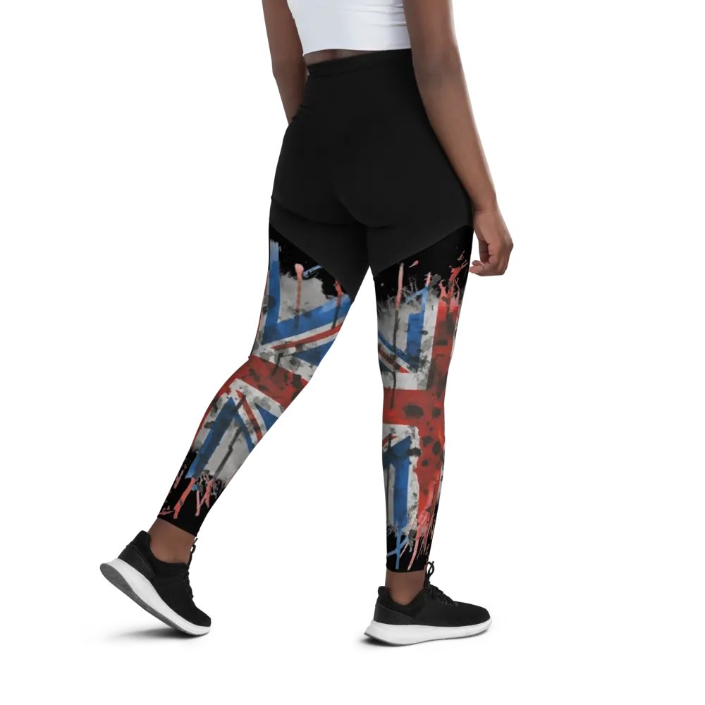 Urban Graffiti Union Jack Split leggings product image (12)