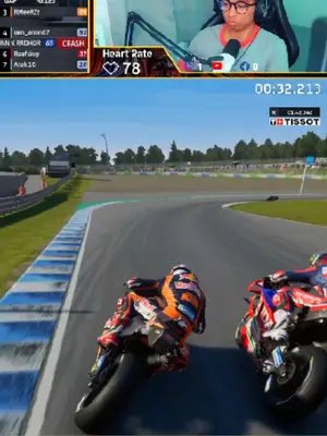 Battle for P2 ⚔️ @rmeerzz99 tebak hasil akhir🥶 Full race on YT | #motogp #motogp24 #japaneseGP #thohamaingame #fypシ